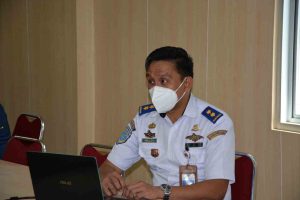 Kunjungan Kasatgas Binmas Ops. Damai Cartenz-2022 ke Kantor Kesyahbandaran dan Otoritas Pelabuhan Kelas II Jayapura