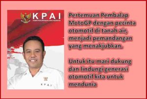 KPAI Berharap Gelaran Moto GP Perbaiki Talenta Motor Anak Indonesia dan Kurangi Balap Liar