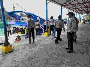 Polsek Kep Seribu Utara Wajibkan Pendatang Tiba di Pulau Terapkan ProKes dan Scan PeduliLindungi