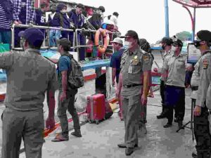 Pertahankan Zona Hijau COVID-19, Polsek Kep Seribu Utara Terus Ketatkan ProKes ke Pendatang