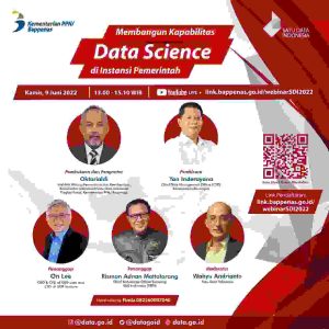 Webinar Satu Data Indonesia: Membangun Kapabilitas Data Science di Instansi Pemerintah