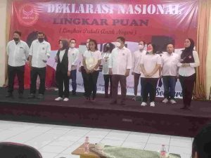 Ketum Andre M. Pelawi Lantik Kencana Wulan dan Jajaran Pimpin DPD DKI Lingkar Puan
