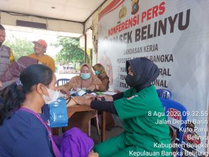 TERUS SUNTIK VAKSIN WARGA, LANAL BANGKA BELITUNG PEDULI KESEHATAN WARGA