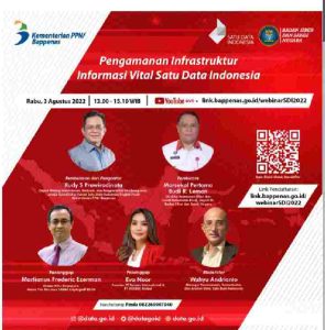 Webinar Satu Data Indonesia: Pengamanan Infrastruktur Informasi Vital Satu Data Indonesia