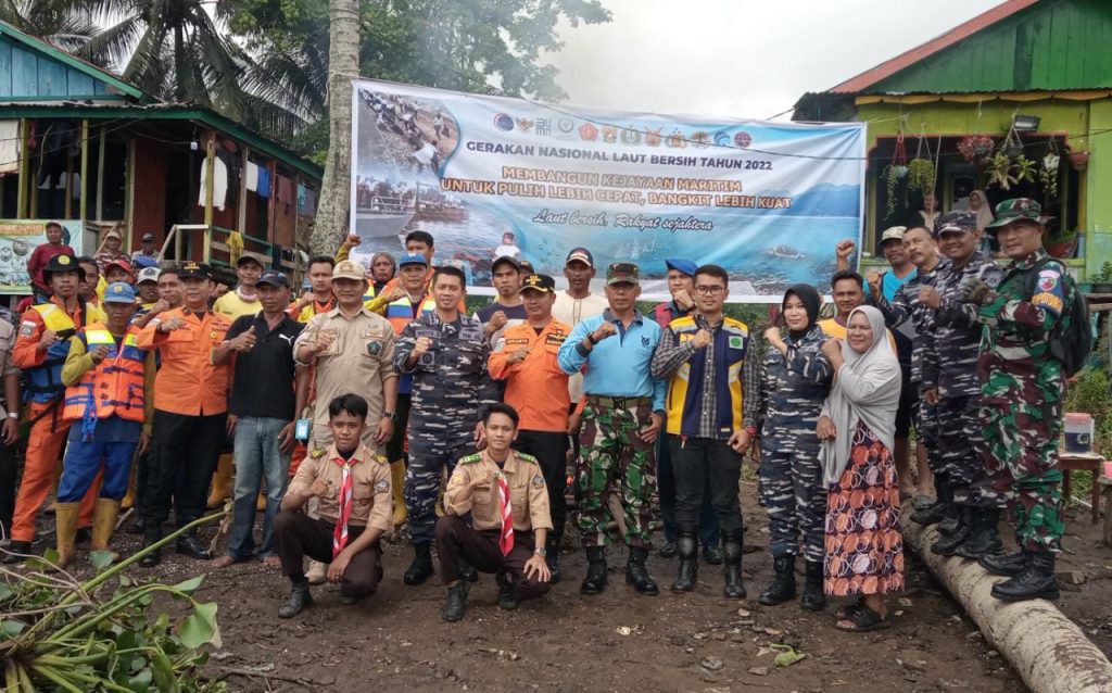 Pangkalan TNI AL Palembang Gelar Gerakan Nasional Laut Bersih Sebagai ...