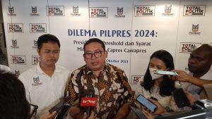 PRODEWA & Total Politik Menggelar Disposisi Dilema & Pilpres 2024 : “Presidential Threshold Dan Syarat Minimal Usia Capres & Cawapres”