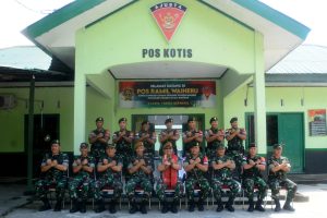 Cek Kondisi Prajurit, Danpussenarmed Kunjungi Satgas Yonarmed 1 Kostrad