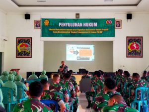 Perang Terhadap Pelanggaran, Hukum Divif 2 Kostad Laksanakan Penyuluhan