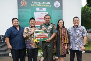 Pangkostrad Terima Bantuan Obat Dari PT. Trimatra Pilar Nusantara