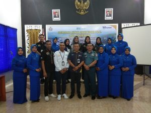 Prajurit TNI AL Lanal Lhokseumawe Terima Sosialiasi Layanan PT. ASABRI dan BANK BSI