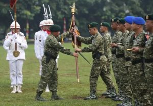 Pangdivif 1 Kostrad Pimpin Upacara Sertijab Komandan Satuan Jajaran Divif 1 Kostrad