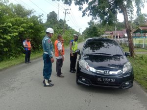 Pomal Lanal Simeulue Ikut Serta Razia Lapangan Tahap II Bersama UPTD Samsat XXIII Simeulue