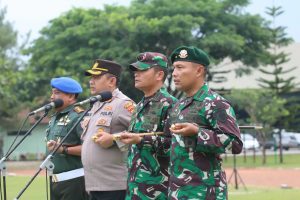Siap Jaga Kota Salatiga, Yonif Mekanis Raider 411 Kostrad Ikuti Apel Sinergitas TNI-Polri