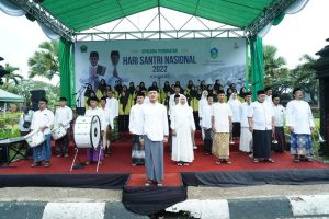 Kasdivif 2 Kostrad Hadiri Peringatan Hari Santri Nasional di Kantor Balai Kota Malang