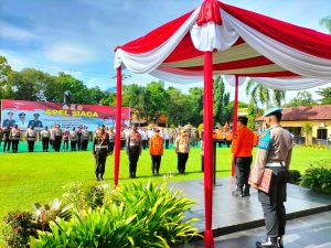 PRAJURIT LANTAMAL III LANAL CIREBON APEL SIAGA BENCANA