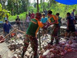 Rumah Layak Huni, Satgas Yonarmed 1 Kostrad Bangun Rumah Tokoh Agama