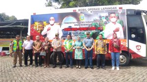 Komandan Lanal Tanjung Balai Asahan Hadiri Bakti Kesehatan Bermartabat Sumut di Kota Tanjungbalai