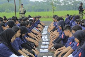 Bentuk Karakter Atlet, Dispora Kota Malang Gandeng Yonif Para Raider 502 Kostrad