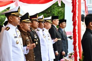 Danlanal Sabang Hadiri Upacara Peringatan Hari Sumpah Pemuda Ke-94 di Tugu Kilometer Nol Sabang