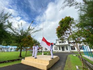Lanal Simeulue Laksanakan Upacara Peringatan Hari Sumpah Pemuda Ke-94 Tahun 2022