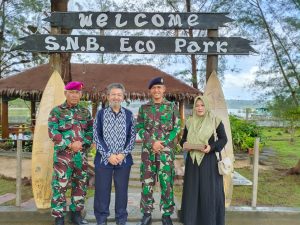Danlanal Simeulue Terima Kunjungan Rektor Universitas Terbuka Banda Aceh