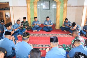 Wujud Rasa Syukur, Lanal Dumai Laksanakan Doa Bersama