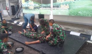 Bintara dan Tamtama Remaja Lanal Sibolga Dibekali Pengetahuan Bantuan Hidup Dasar