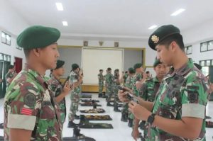 Siap Amankan G20, Prajurit Yonarhanud 2 Kostrad Gelar Pemeriksaan Perlengkapan Pasukan