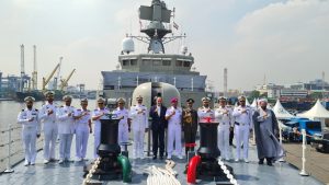 DANLANTAMAL III SAMBUT KEDATANGAN 2 KAPAL PERANG ASING IRAN DI DERMAGA JICT II TG. PRIOK JAKUT