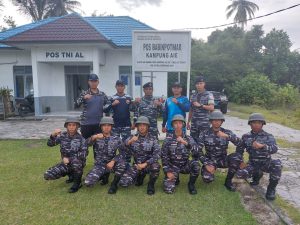 Tamtama Remaja Lanal Simelue Laksanakan Orientasi Ke Pos Babinpotmar Jajaran Lanal Simeulue
