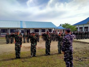 Jadikan Generasi Muda Yang Berkarakter, Lanal TBA Berikan Latihan LDDK Siswa/Siswi Negeri 1 Talawi