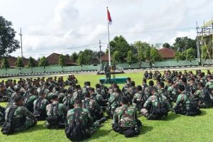 Asah Kemampuan Prajurit Raider, Danbrigif R 9 Kostrad Buka Latihan Pemantapan Yonif R 515 Kostrad