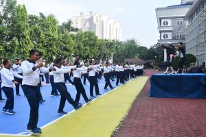 BANGUN IMUNITAS PRAJURIT, LANTAMAL III GELAR OLAH RAGA BERSAMA