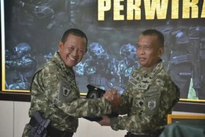 Penerimaan dan Pelepasan Prajurit Divif 3 Kostrad, Pangdivif 3 Kostrad Pimpin Tradisi
