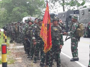 Napak Tilas Aruk 77 KM Mengenang Sejarah Yonif 5 KKO TNI AL Tahun 1974 Memasuki Hari Kedua