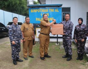 Danlanal Palembang Terima Kunjungan Kerja Aspotmar Kasal Di Binpotmar 1 Ilir Palembang