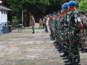 TNI AL Lanal Bintan Ikuti Apel Gabungan Bersama Jajaran Koarmada I Secara Virtual