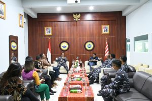 Danlantamal I Belawan Terima Kunjungan Kerja Pimpinan Wilayah BRI Sumut