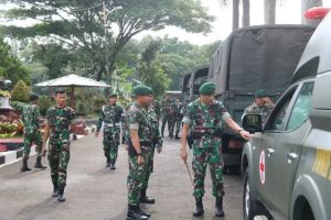 Jamin Kesiapan Satuan, Yonif R 323 Kostrad Gelar Apel Kesiapsiagaan