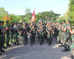 Pembentukan Karakter Prajurit Yalet, Yonif R 755 Divif 3 Kostrad Gelar Tradisi