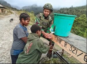 Kuman Hilang Tak Tersisa, Prajurit Kostrad Ajarkan Hidup Sehat