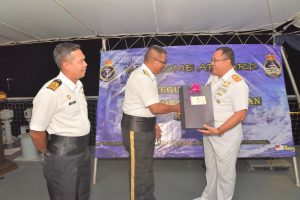 Komandan Lantamal I Hadiri Coctail Party Diatas Kapal Perang KD Teguh Samudera