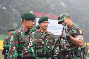 Tingkatkan Kesiapsiagaan Satuan, Kasbrigif PR 17 Kostrad Sidak Yonif PR 330