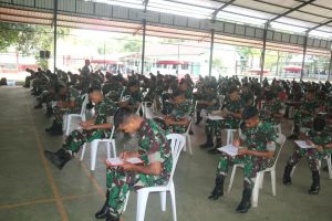 Persiapan Tugas Operasi ke Papua, 485 Prajurit Yonif Mekanis Raider 411 Kostrad Jalani Pemeriksaan Psikologi