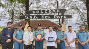 TNI AL Lanal Simeulue Terima Penghargaan Dari BPS Atas Partisipasinya Mensukseskan Regsosek Tahun 2022
