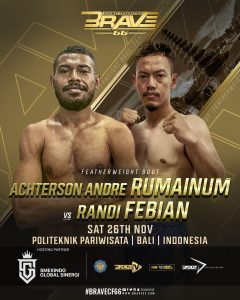 Talenta Indonesia Kuasai Panggung Global, BRAVE Combat Federation ke 66 Diselenggarakan di Bali