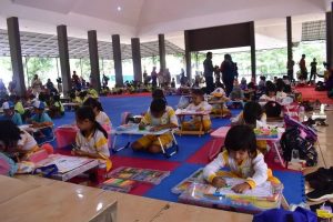 Semarak HUT ke-59, Brigif R 9 Kostrad Gelar Lomba Sepak Bola dan Lomba Mewarnai
