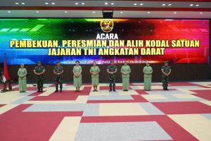 Wakasad Pimpin Peresmian Satuan Baru, Pembekuan dan Alih Kodal Satuan TNI AD
