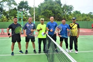 Lomba Tenis Lapangan Antar Satuan Dalam Rangka HUT ke-59 Brigif Raider 9/DY/2 Kostrad