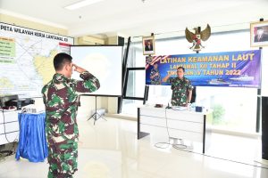 Latihan Keamanan Laut Tahap II TA 2022 Resmi Ditutup Wadan Lantamal XII
